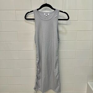 525 America Light Gray Sleeveless Mini Dress